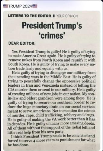 Letter to the editor