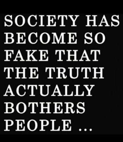 Society has become so fake