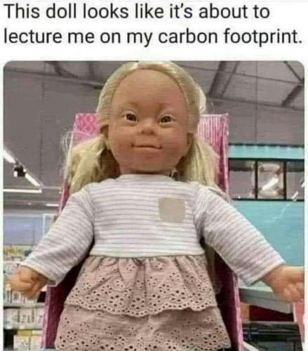 Carbon Footprint Doll