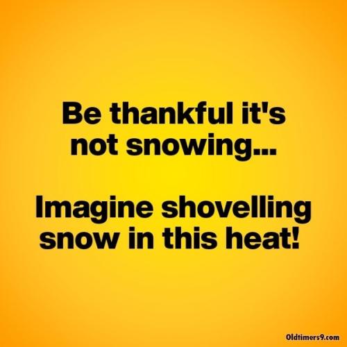 Be thankful