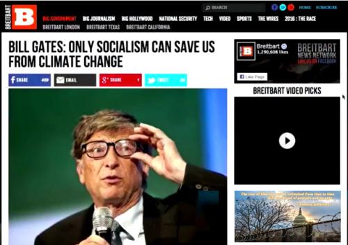 Bill Gates ~Only Socialism Can Save Us From Climate Chamge~