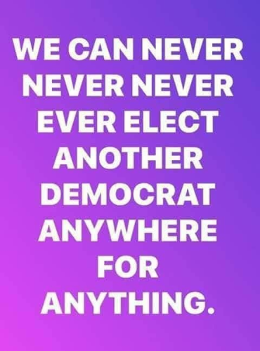 M never elect
