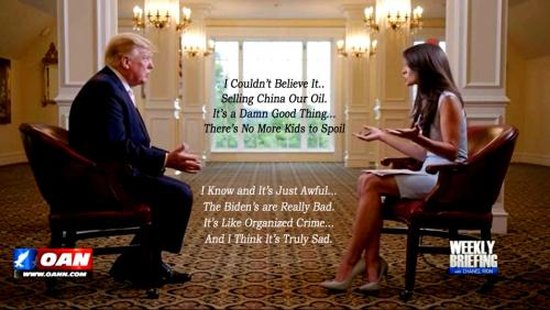 Trump on OAN ~The Biden Crime Family~