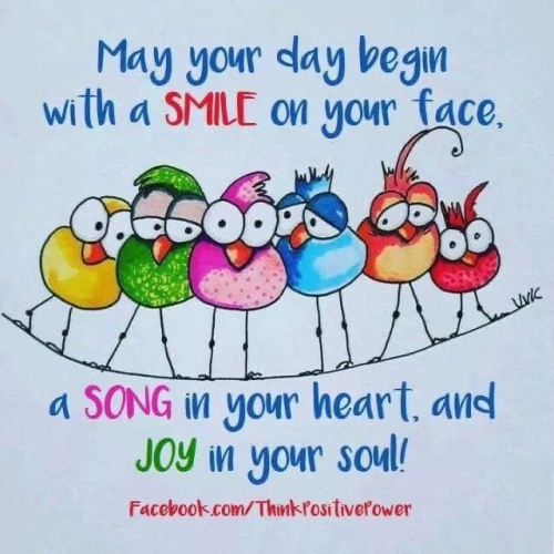 May your day begin