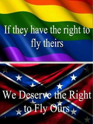 Confederate+LGBT+flag+rights