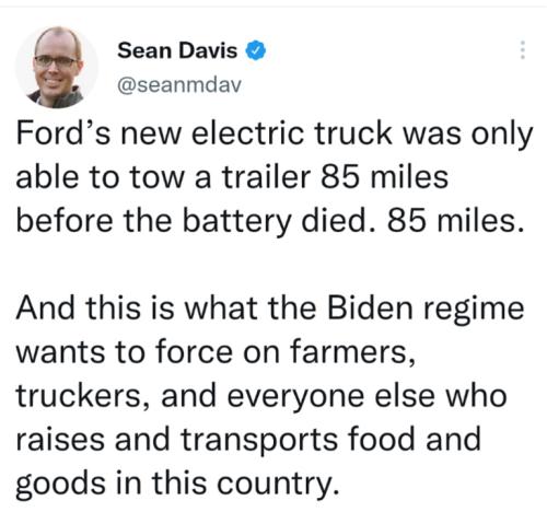 85 miles electric truck