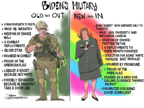 M Biden military