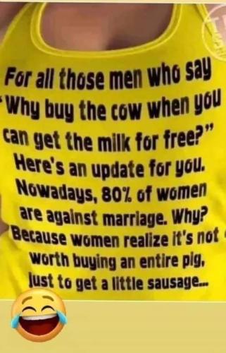 for all those men who say