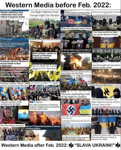 Ukraine Nazi's ~Western Media Before Feb 2022~