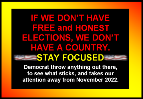 Elections need to be freee stay focused