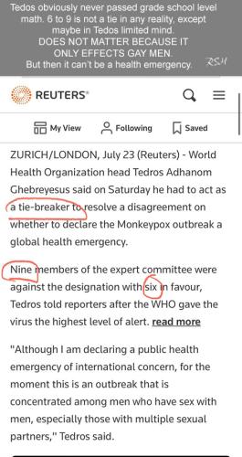 Tedros tie breaker