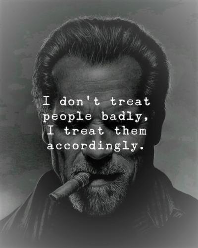 Treat dem accordingly