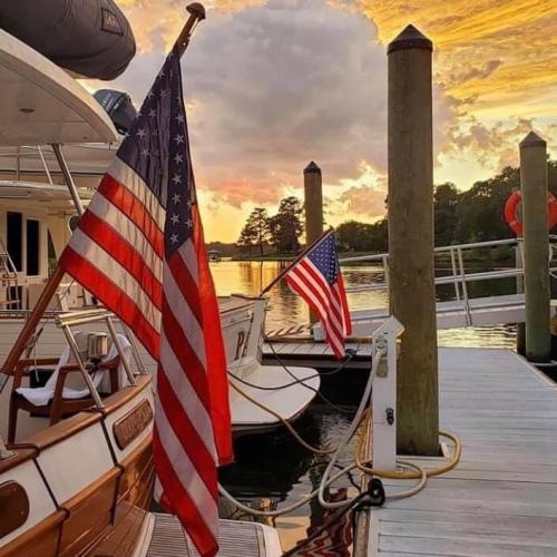 Flag - Boats in marina