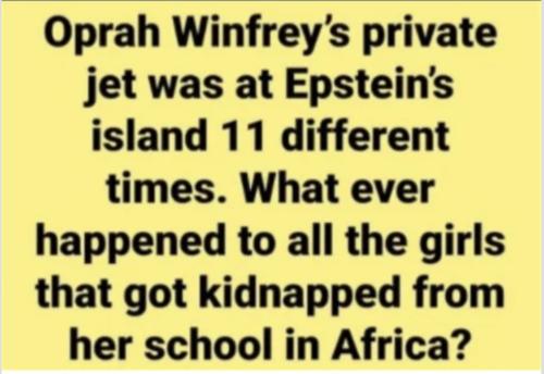 Oprah jet 11 island trips