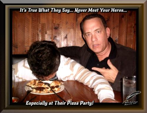 Tom Hanks Pizza Party