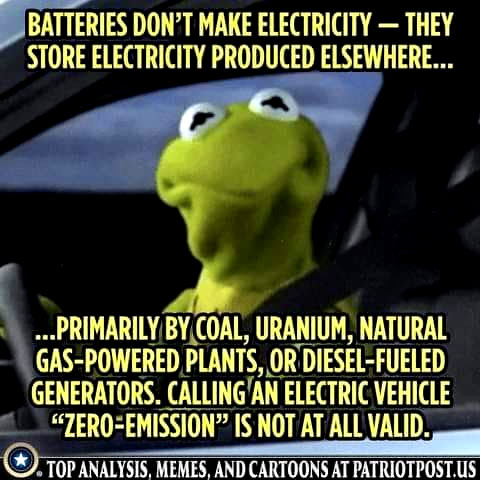 Batteries Don't Male Electricity