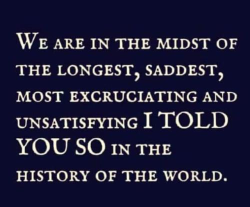 we are in the midst of