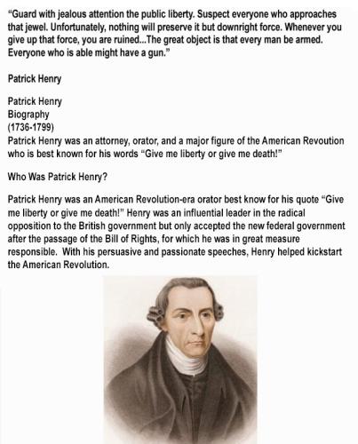 M Patrick Henry