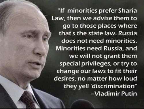 Putin shari law GTFO