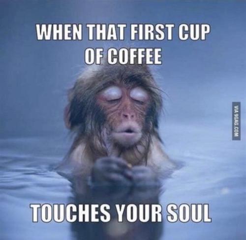 That first cup of coffee