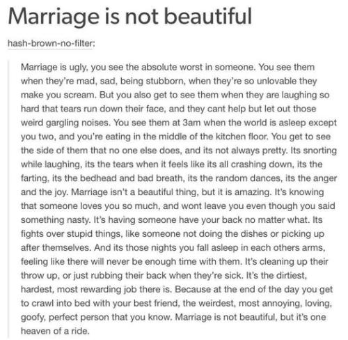 marriage is not beautiful