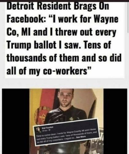 voter fraud michigan