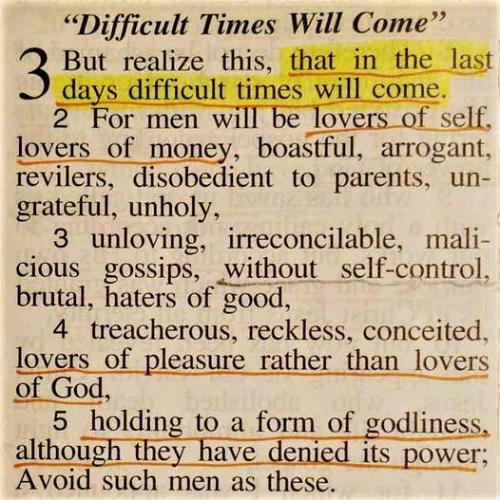 083022 - 2 Timothy 3 1-5