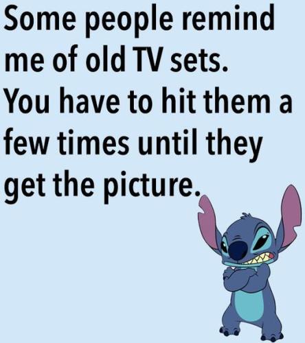 some people remind me of old TV sets