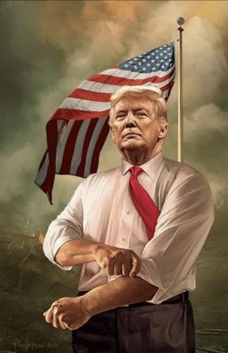 tRUMP ROLLING UP HIS SLEEVES   - THIS TIME COMING WE ARE GOING TO BE EVEN GREATER THEN EVER BEFORE