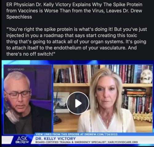 Spike from vax worse