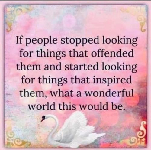 if people would stop