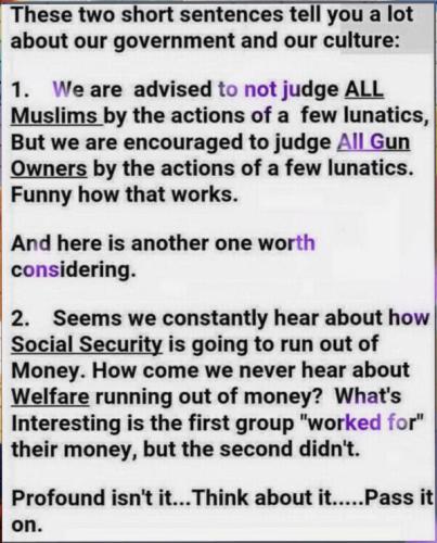 judge muslims not guns
