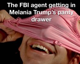 fbi agent sniffing melanias panties