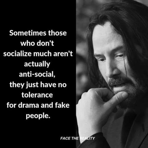 sometimes those who dont socialize much