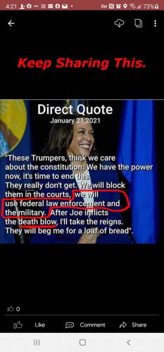 kamala harris threat