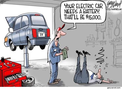 your electric car needs a battery