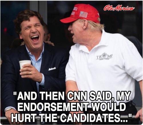 trump to tucker
