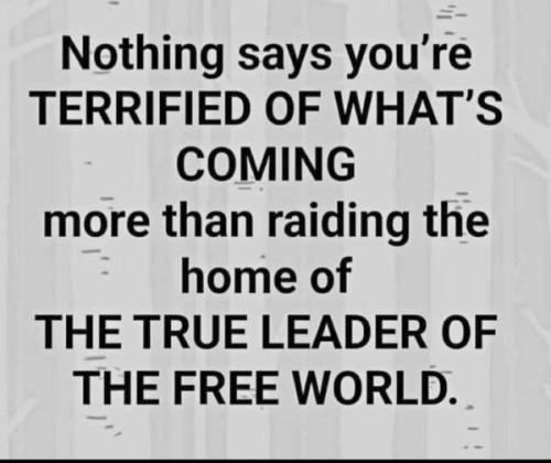 nothing says youre terrified