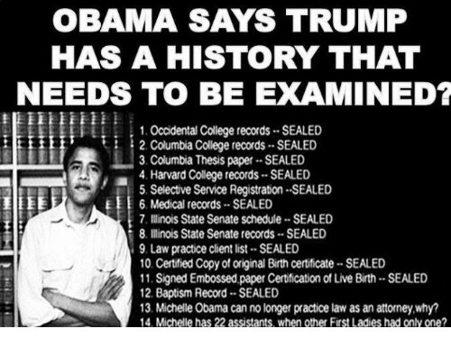 Obama's Sealed Records