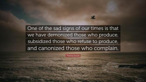 Sowell sad signs