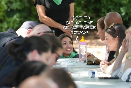I get to sit at the adult table today