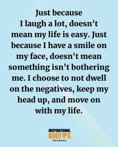 just because i laugh a lot