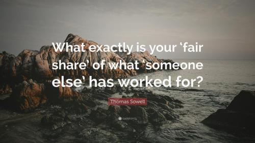 Sowell fair share