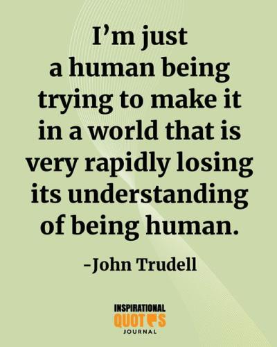 im just a human being trying