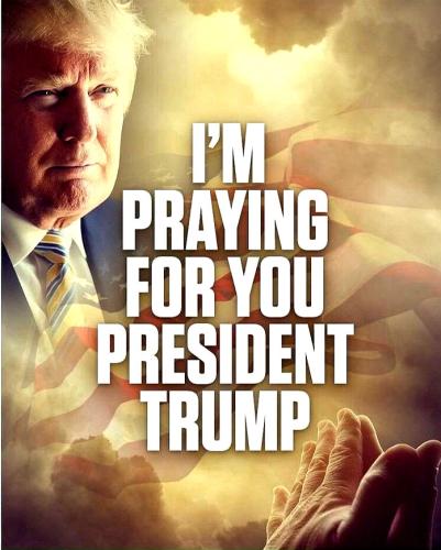 Praying for President Trump