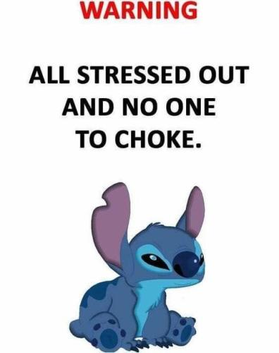 warning all stressed out