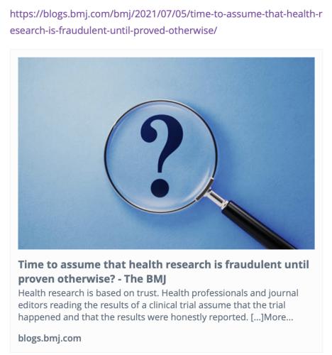 research assume fraud