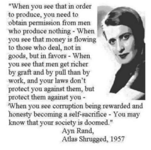 ayn rand said