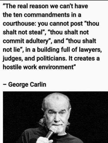 the real reason we cant have the ten commandments