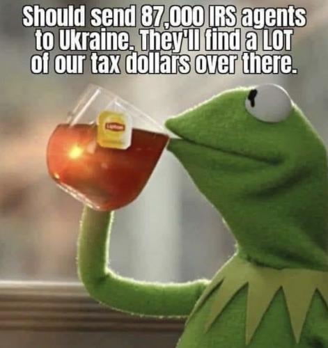 87K IRS to Ukraine